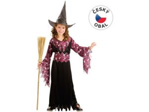 Kostým na karneval Čarodějka, 120-130cm