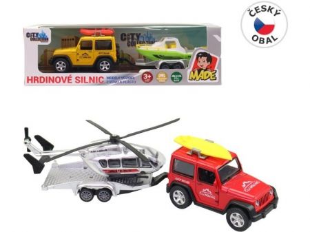 Auto s přívěsem, 21 cm