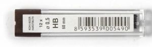 KOH-I-NOOR Tuhy do mikrotužky HB 0,5 12ks