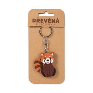 ALBI Dřevěná klíčenka - Červená panda