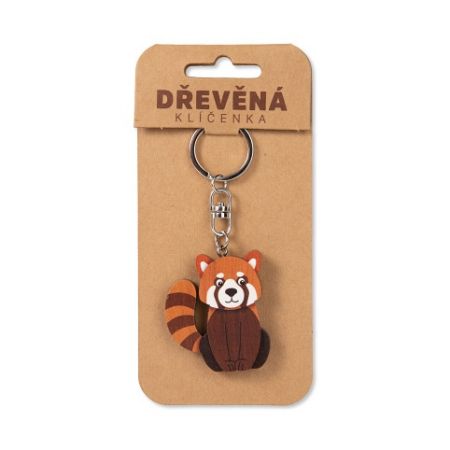 ALBI Dřevěná klíčenka - Červená panda