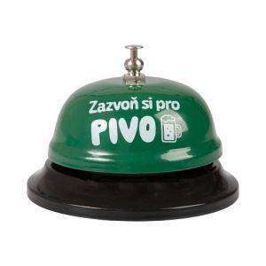 ALBI Recepční zvonek s textem - Zazvoň pro pivo