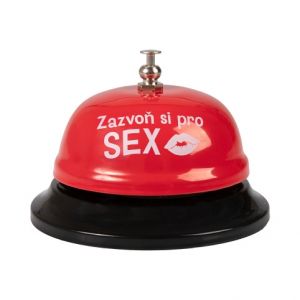 ALBI Recepční zvonek s textem - Zazvoň pro sex