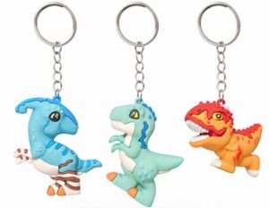 Klíčenka dinosaurus – barevný přívěsek na klíče