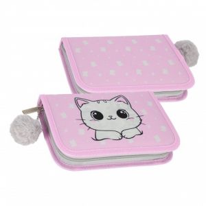 Penál 1 zip 2 klopy vybavený Kitty plyš STK-25 PB 12/48