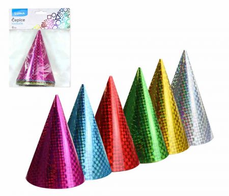 Čepice 23cm LASER LUMA 6ks
