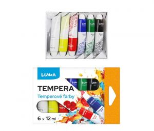 Barvy temperové LUMA 6 barev