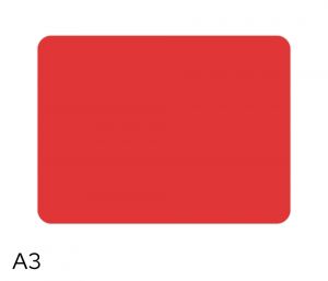 Podložka modelovací A3, červená