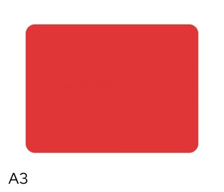 Podložka modelovací A3, červená