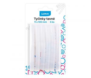 Tavné tyčinky 11 x100 mm 6ks