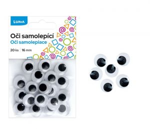 Oči kulaté 16mm 20ks
