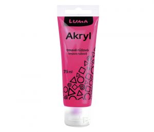 Barva akrylová růžová tmavě 75ml