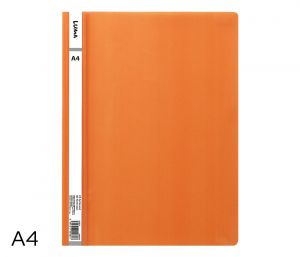 Rychlovazač A4 PP LUMA, oranžový