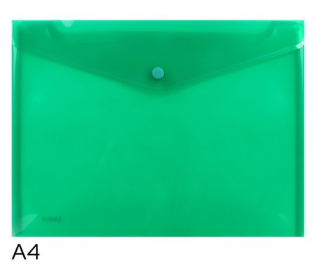Obal spisový s klopou a drukem A4 LUMA, zelený