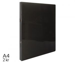 Pořadač LUMA A4 diagonální 2kroužkový kouřový