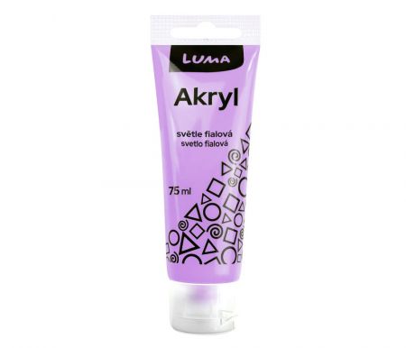 Barva akrylová 75ml fialová světle