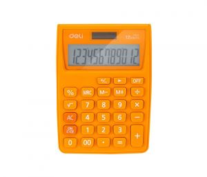 Kalkulačka DELI E1122 oranžová