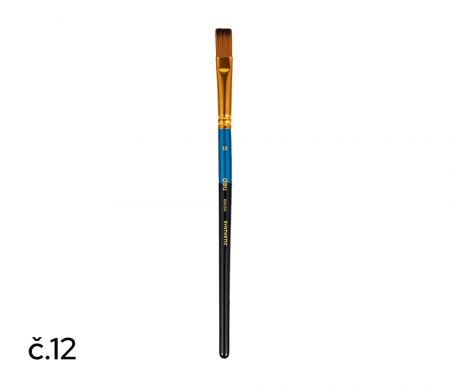 Štětec syntetický plochý č. 12 DELI EC409-12