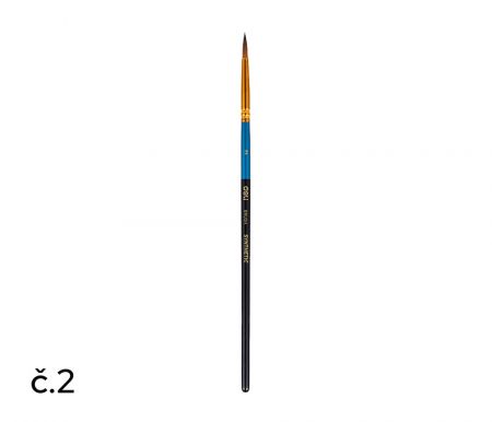 Štětec syntetický kulatý č.  2 DELI EC408-2