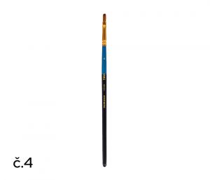 Štětec syntetický plochý č. 4 DELI EC409-4