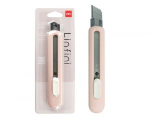 Nůž 170mm odlamovací LINFINI DELI EM530 růžová