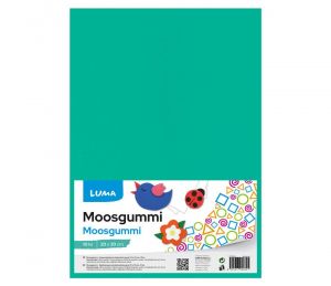 MOOSGUMMI A4 tyrkysová LUMA, 10ks