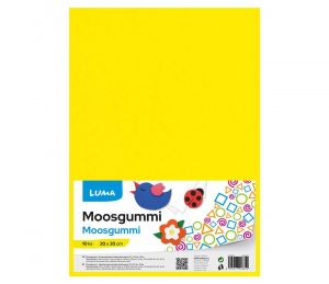 MOOSGUMMI A4 žlutá LUMA, 10ks