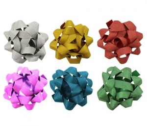 Rozeta 9cm glitr LUMA mix