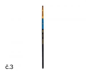 Štětec syntetický plochý č. 3 DELI EC409-3