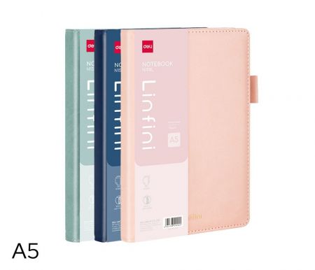 Zápisník A5 linka 144l LINFINI DELI EN158L mix