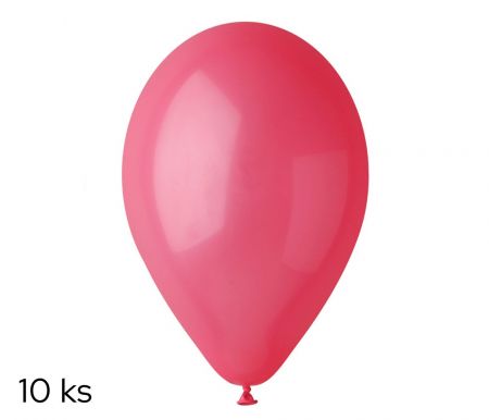 Balónky 10ks OBYČ. červené