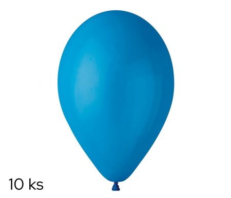 Balónky 10ks OBYČ. modré