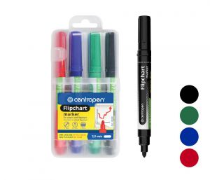 Popisovač CENTROPEN 8550/4 kulatý sada