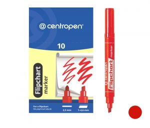 Popisovač CENTROPEN 8560 (8860) zkosený červený