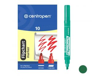 Popisovač CENTROPEN 8560 (8860) zkosený zelený