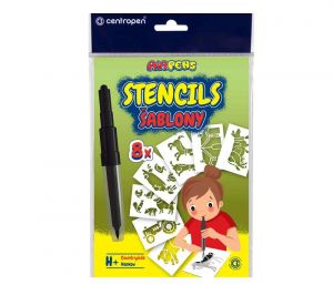 Šablony na foukací fixy CENTROPEN set H+