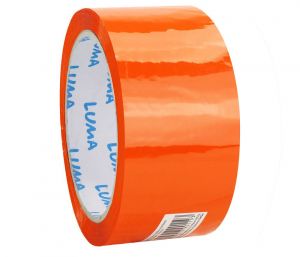 Lepící páska 48mm x 66m oranžová LUMA