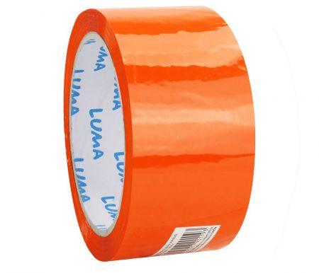 Lepící páska 48mm x 66m oranžová LUMA