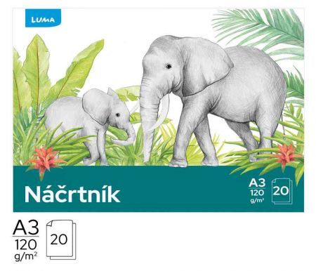 Náčrtník A3 20l LUMA