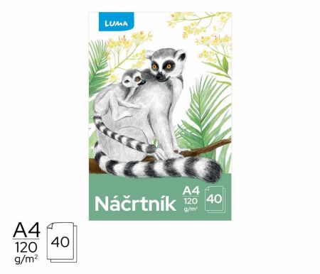Náčrtník A4 40l LUMA