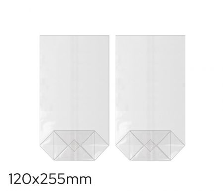 Sáček celofán 120 x 255mm, křížové dno LUMA