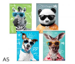 Sešit A5 linka 52l Be Cool mix