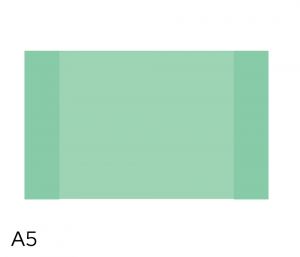 Obal na sešit A5 180mic PASTEL LUMA zelený