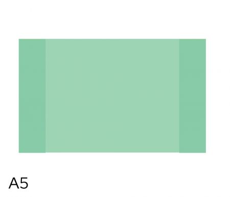 Obal na sešit A5 180mic PASTEL LUMA zelený