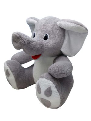 Slůně Bimbo 60 cm, šedé, plyšová hračka