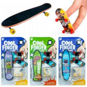 Fingerboard skateboard pro prsty Cool Finger s rampou a náhradními kolečky
