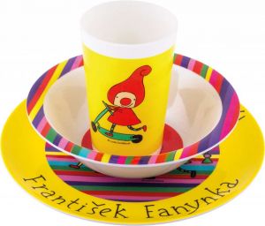 Kouzelná školka 3 dílná sada dětského nádobí