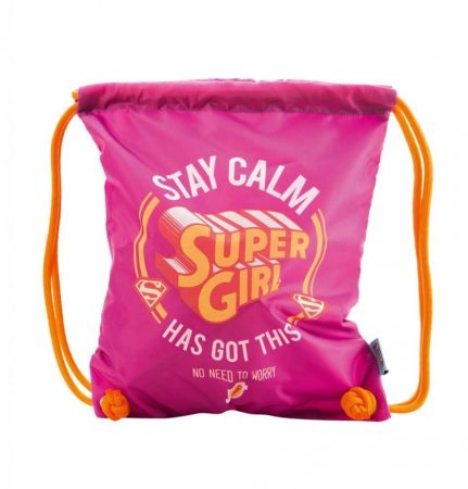 Sáček na obuv SuperGirl STAY CALM