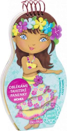 Oblékáme tahitské panenky Mohea omalovánky