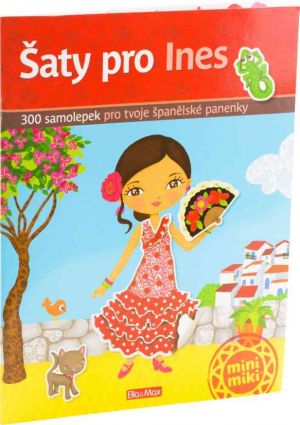 Šaty pro Ines - kniha samolepek